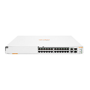 Aruba Instant On 1960 24G 20p Class4 4p Class6 PoE 2XGT 2SFP+ 370 Вт Управляемый L2+ Gigabit Ethernet (10/100/1000) Питание по Ethernet (PoE) 1U Белый