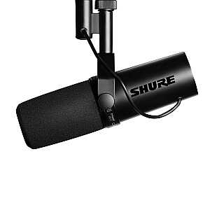 Shure SM7dB – dinaminis vokalinis mikrofonas su įmontuotu pirminiu stiprintuvu