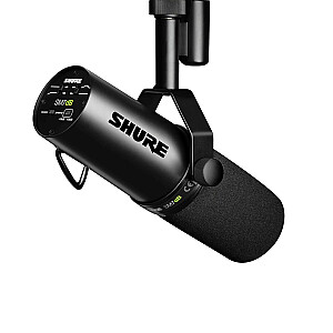 Shure SM7dB – dinaminis vokalinis mikrofonas su įmontuotu pirminiu stiprintuvu