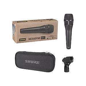 Shure Nexadyne™ 8/C – dinaminis mikrofonas, kardioidinis, XLR, juodas