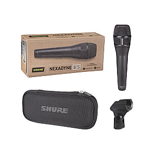 Shure Nexadyne™ 8/S – dinaminis mikrofonas, Supercardioid, XLR, juodas