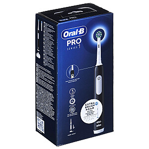 Зубная щетка Oral-B Pro Series 1 Adult с вращающимися зубами, черная, белая