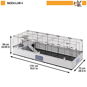 FERPLAST MODULAR 4 CAGE 179x72x56 cm