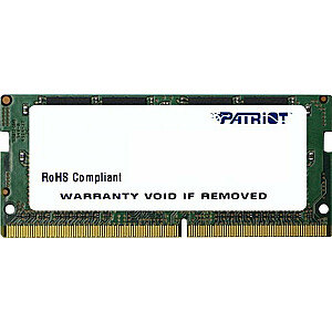 „Patriot Signature“ nešiojamojo kompiuterio atmintis SODIMM DDR4 16 GB 3200 MHz CL22 (PSD416G32002S)