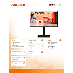 LG 24" 24BA550-B