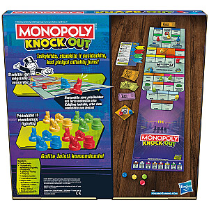 MONOPOLY Žaidimas „Monopolis: Knockout“ (lietuvių k.)