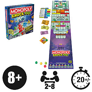 MONOPOLY настольная игра настольная игра Knockout (на литовском яз.)