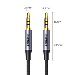 Ugreen cable AUX mini jack 3.5mm cable (male) - 3.5mm mini jack (male) 2m black (AV183)