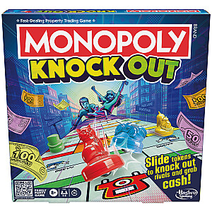 MONOPOLY Stalo žaidimas „Knockout“, anglų k.