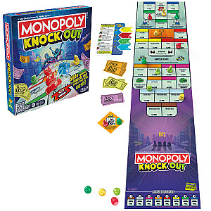 MONOPOLY Stalo žaidimas „Knockout“, anglų k.