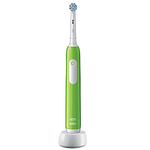 Oral-B Electric Toothbrush | Pro Junior 6+ | Rechargeable | For children | Number of brush heads included 1 | Number of teeth brushing modes 3 | Green