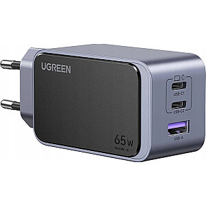 Ładowarka Ugreen Ładowarka sieciowa UGREEN Nexode Air 65W USB-A, 2xUSB-C szara