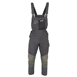 WORK BIB PANTS WH680 GRAPHITE PINK S