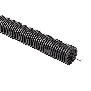 Corrugated flexible installation pipe, PVC, UV, 320N conduit with remote control 50/43 25m