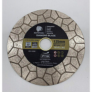 DIAMOND BLADE 125mm x 2.0mm x 22.2mm MOSAIC CUT /INDIAN PROFESSIONAL