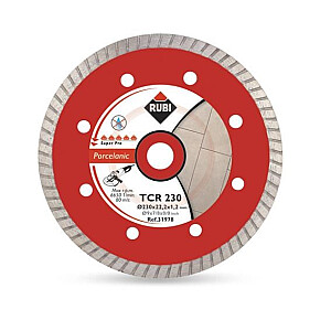 RUBI DIAMOND BLADE TCR 125 SUPERPRO FOR PORCELAIN STONEWARE