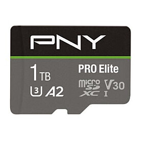 PNY PRO Elite microSDXC 1 ТБ + адаптер SD