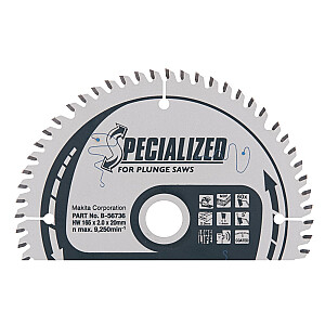 CIRCULAR SAW 160x20mm 60-TEETH MDF/ LAMINATES