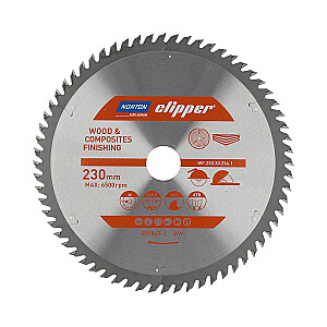 NORTON CIRCULAR SAW BLADE 230mm x 30mm x 64z WOOD & ATB COMPOSITES (2.8 / 1.8)