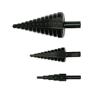 YATO STEP DRILL BIT SET 3PCS.