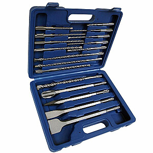 SET OF CHISELS AND DRILL BITS 17 EL.