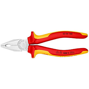 PLIERS RSECP-180 CHR. PVC 1000V KNIPEX.