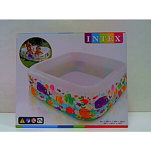 Swimming pool aquarium square 159X159X50 57471NP 54719