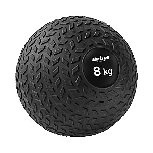 Small Rehabilitation Medicine Ball Slam Ball 23cm 8kg, REBEL ACTIVE