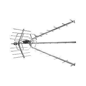 Directional antenna for digital terrestrial television reception DVB-T/DVB-T2