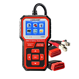 Diagnostic Meter, OBD2 Scanner, Konnwei KW681 Battery Tester