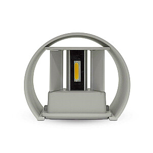 LED wall luminaire V-TAC VT-756 6W IP65 4000K 660lm (SKU 7092) Grey