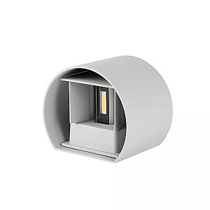 LED wall luminaire V-TAC VT-756 6W IP65 4000K 660lm (SKU 7092) Grey