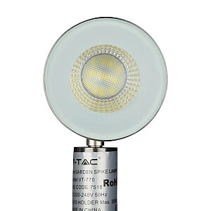 Underground lamp V-TAC VT-770 230V IP65 GU10 (SKU 7518) Silver