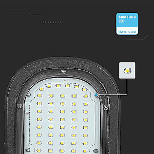 LED street luminaire V-TAC VT-31ST 30W SAMSUNG CHIP 4000K 2350lm (SKU 21537) Grey