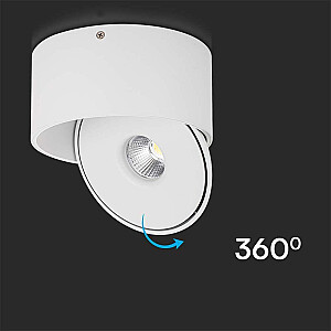 Surface-mounted LED luminaire V-TAC VT-2825 20W CRI90 CCT 3000K-4000K-6400K 1408lm (SKU 23155) White