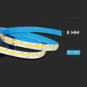 LED strip V-TAC VT-COB 280LED 24V 10W/m 4000K 800lm (SKU 212653)