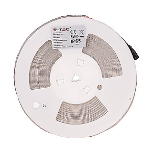 LED strip V-TAC VT-2835-7.5 1200LED SMD2835 24V IP65 2xPCB 7,5W/m 120LED/m 4000K 750lm (SKU 212626)