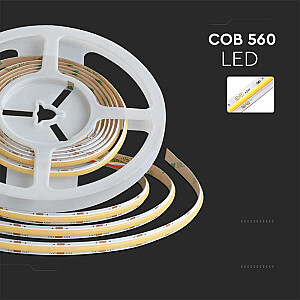 LED strip V-TAC VT-COB CCT 560LED 24V 18W/m 2700-6500K (SKU 10555)