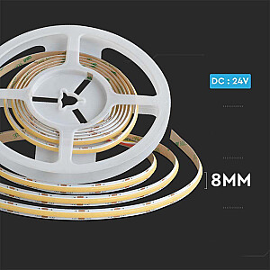 LED strip V-TAC VT-COB CCT 560LED 24V 18W/m 2700-6500K (SKU 10555)