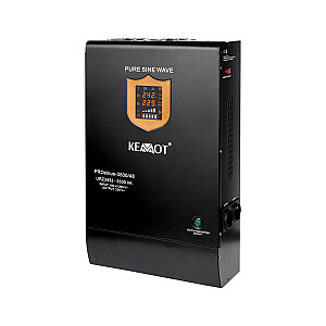 Uninterruptible power supply KEMOT PROsinus-3500/48 converter with pure sine wave and charging function 48V 230V 3500VA/2400W - wall-mounted