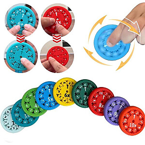 Izglītojoša rotaļlieta (reizinašana/dalīšana) Math Fidget Spinner, 9gab. R144242