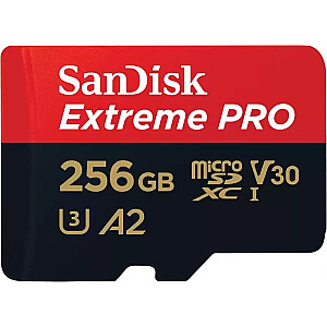 Karta SanDisk Extreme PRO MicroSDXC 256 GB Class 10 UHS-I/U3 A2 V30 (SDSQXCD-256G-GN6MA)