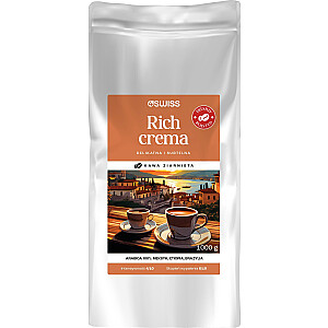 Kawa ziarnista 4Swiss Rich Crema 1 kg 1 kg