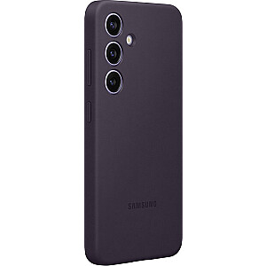 Silikoninis dėklas Samsung do S24 tamsiai violetinis