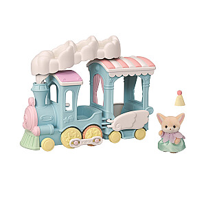 Sylvanian Families Rainbow Train with Flowing Cloud 5702