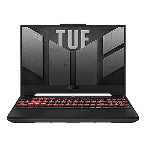 ASUS TUF Gaming A15 FA507UI-LP015W Ryzen 9 8945H 15,6" FHD 144 Hz IPS lygio 250 nitų AG 16 GB DDR5 5600 SSD 1 TB GeForce RTX 4070 8 GB WLAN90BT Gray1 kamera