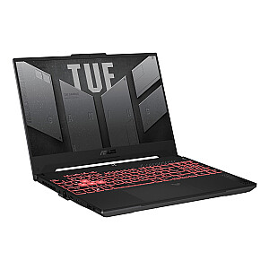 ASUS TUF Gaming A15 FA507UI-LP015W Ryzen 9 8945H 15,6"FHD 144 Гц IPS-уровень 250 нит AG 16 ГБ DDR5 5600 SSD 1 ТБ GeForce RTX 4070 8 ГБ WLAN+BT LAN Cam 90 Вт·ч Win11 Mecha Gray