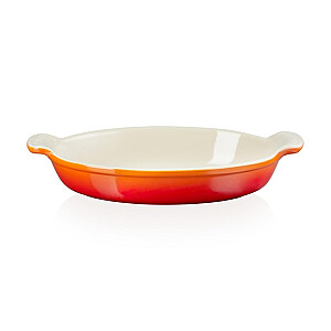 Le Creuset Форма для выпечки овальная керамогранит Heritage 28см / 1,6л оранжевый