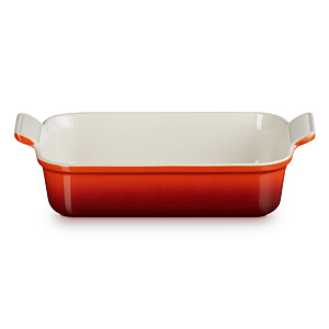 Le Creuset Форма для выпечки прямоугольная керамогранит Heritage 26x19см / 2,4 л оранжевый