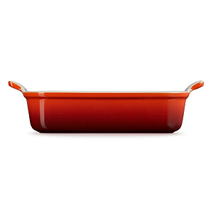 Le Creuset Форма для выпечки прямоугольная керамогранит Heritage 26x19см / 2,4 л оранжевый